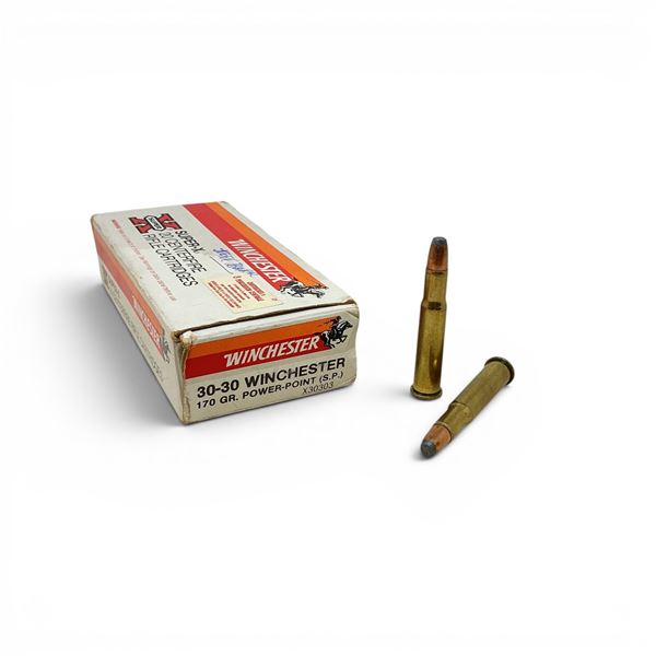 Winchester Super-X 30-30 Win, 170 Grain Power-Point Ammunition, 20 Rounds