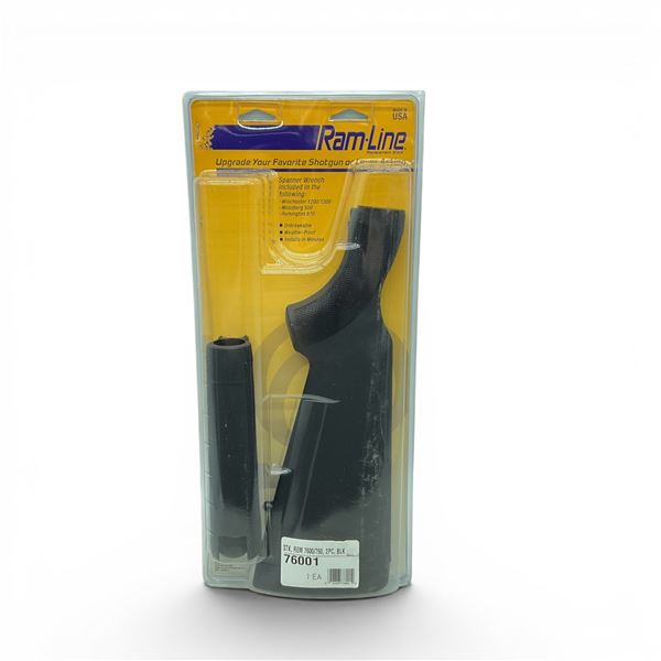 RamLine Synthetic Replacement 2 Pc Shotgun Stock for Rem 7600/ 760 in Black