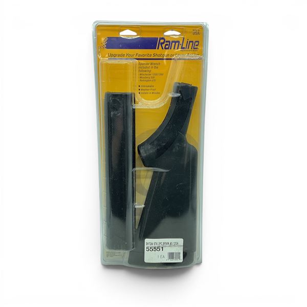 RamLine Synthetic Replacement 2 Pc Shotgun Stock for 12 Ga Browning A5 in Black