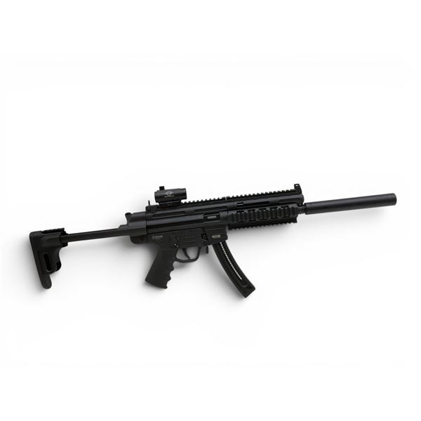 GSG-16 Semi Auto Rifle .22LR 16" Barrel Black Adjustable Stock With GSG Red Dot, Prohibited