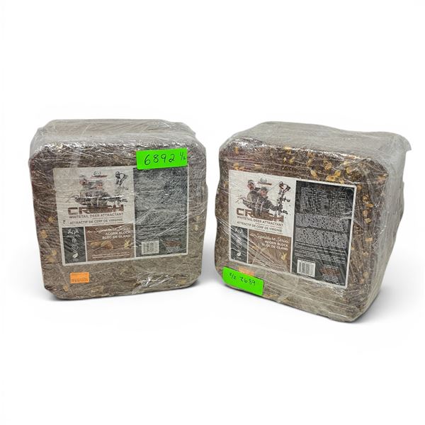 Ani-Logics Signature Series 'Crush' Whitetail Deer Attractant in Acorn, 20 Lb Block X 2