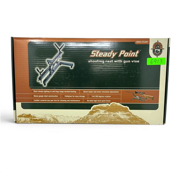 Shooter's Ridge Steady Point Shooting Rest with Gun Vise