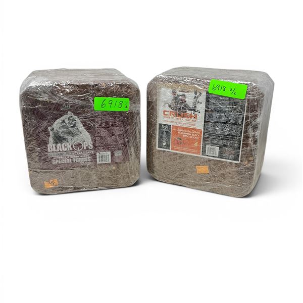 Ani-Logics Special Forces Black Ops Bear Attractant and Whitetail Deer Attractant Blocks X 2