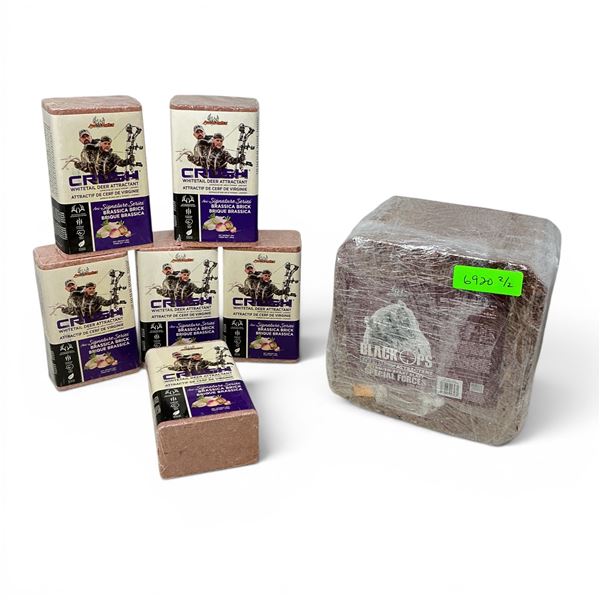 Ani-Logics Signature Series 'Crush' Whitetail Deer Attractant and Black Ops Bear Attractant, 20 Lb/e