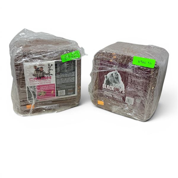 Ani-Logics Signature Series 'Crush' Whitetail Deer Attractant and Black Ops Bear Attractant 20 Lb X2