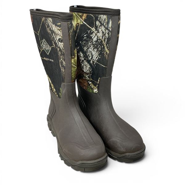 Muck Woody Sport All Terrain Hunting Boot in Mossy Oak Break Up Camo Mens Size 11, Women's Size 12