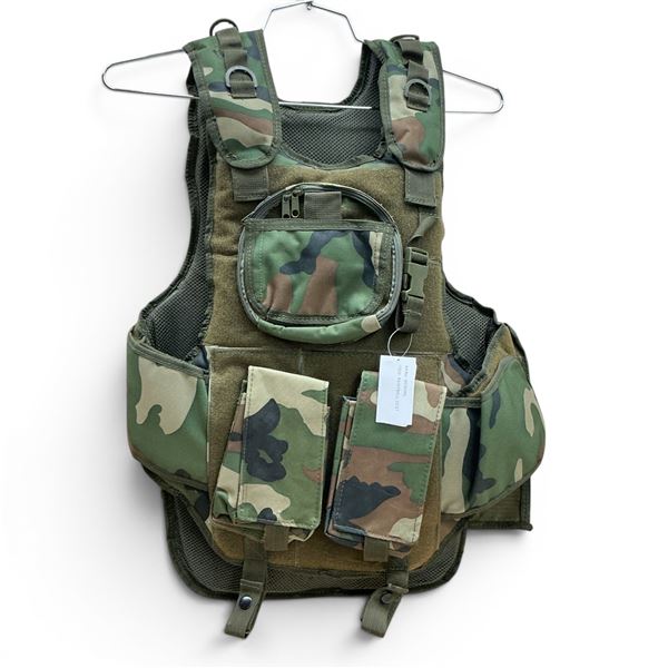 Parklands Tactical Paintball Vest Size Not Marked, Adjustable