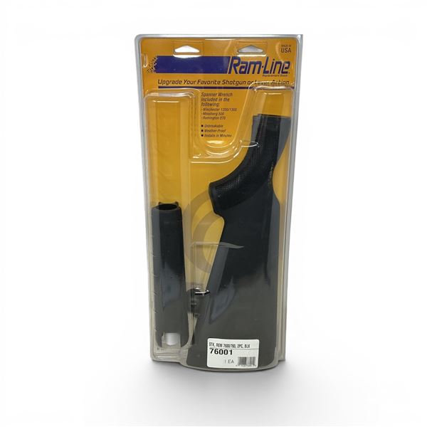 RamLine Synthetic Replacement 2 Piece Shotgun Stock for Remington 7600/ 760, Black