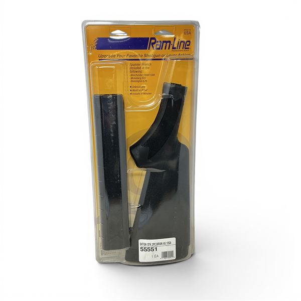 RamLine Synthetic Replacement 2 Piece Shotgun Stock for 12 Ga Browning A5, Black