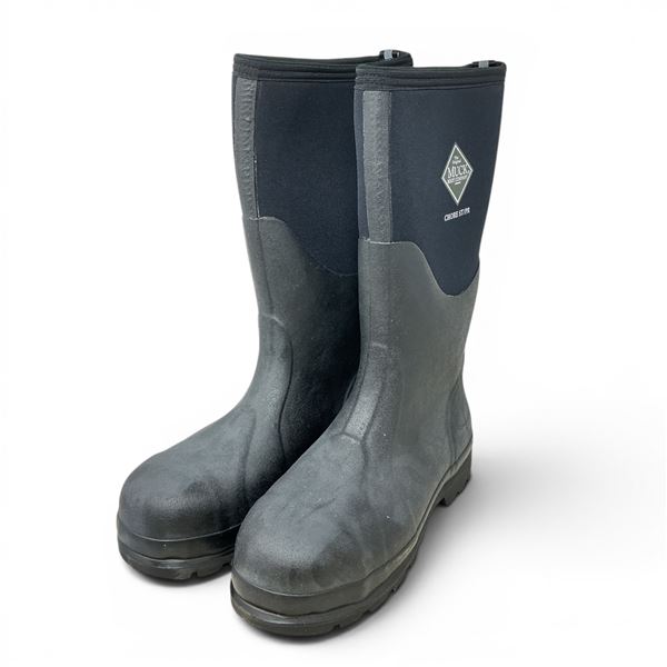 Muck Chore Grade All Conditions Safety Work Boot, Men's Size 12, Women's Size 13, Black