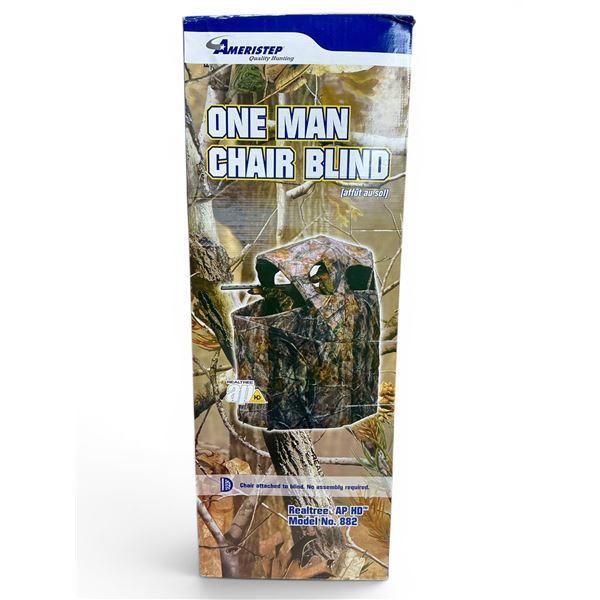 Ameristep One Man Chair Blind in Realtree AP HD Camo