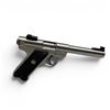 Image 1 : Ruger Stainless Mark II Semi Auto Pistol .22LR 5.5" Heavy Barrel, Restricted
