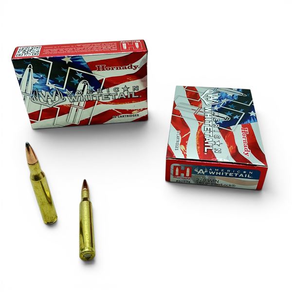 Hornady American Whitetail 270 Win 140 Grain Interlock Ammunition, 40 Rounds
