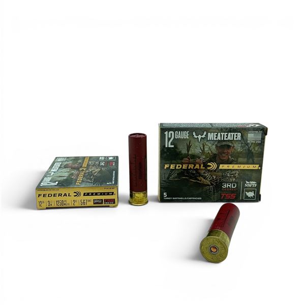 Federal Premium Meateater 12 Ga, 3-1/2", 2 oz, #5-6-7 Shot 3rd Degree TSS Ammunition, 10 Rounds