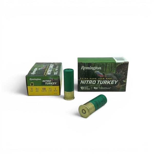 Remington Nitro Turkey 12 Ga, 2-3/4", 1-1/2 oz, #5 Shot Ammunition, 20 Rounds