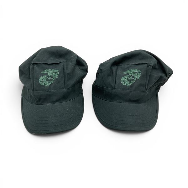 United States Marine Corps Hat, Black X 2 Qty