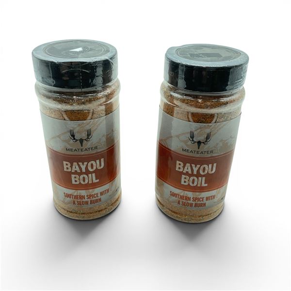 Meateater Boyou Boil Southern Spice Seasoning, 14.4 oz X 2 Qty, New
