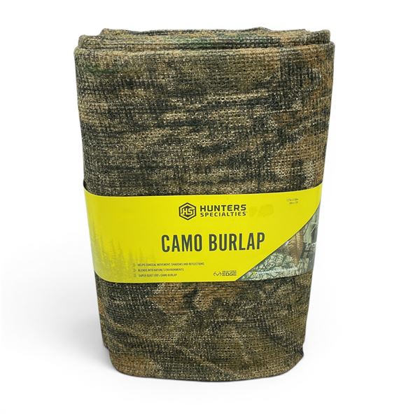 Hunter's Specialties 50" X 12' Camo Burlap, New