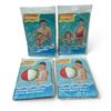 Image 1 : BestWay Summer Essential Small Beach Ball, 20" X 2 Qty and Sweet Creature Swim Tube, 22" X 2 Qty