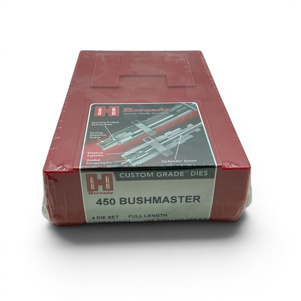 Hornady Custom Grade 450 Bushmaster 4 Die Reloading Set, New