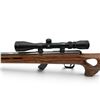 Image 4 : Savage Mark II Bolt Action Rifle 22LR 21" Heavy Barrel Laminate Thumbhole Stock W/ 3-9X40 Scope