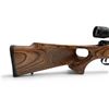 Image 6 : Savage Mark II Bolt Action Rifle 22LR 21" Heavy Barrel Laminate Thumbhole Stock W/ 3-9X40 Scope