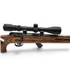 Image 7 : Savage Mark II Bolt Action Rifle 22LR 21" Heavy Barrel Laminate Thumbhole Stock W/ 3-9X40 Scope