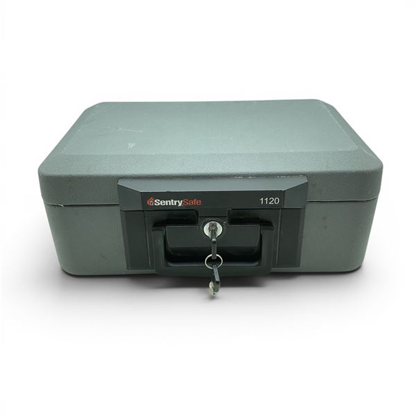 Sentry Safe 1120 Plastic Lockbox, 14.5" x 10" x 6"