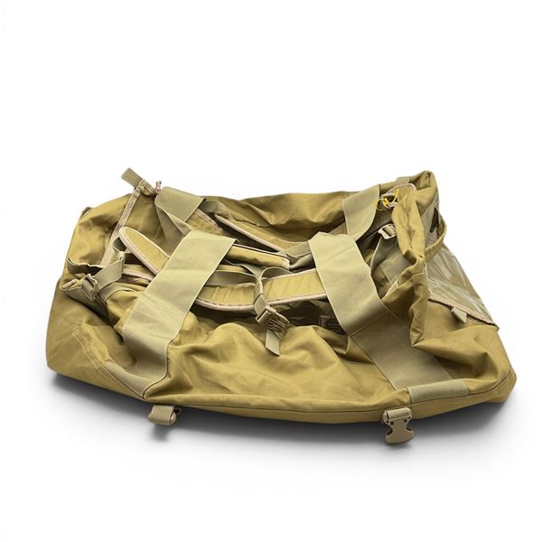 Red Back Backpack Duffle Bag, Tan