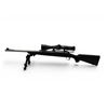 Image 2 : Savage Model 116 Stainless Bolt Action Rifle .338 Win Mag 20" Barrel With Nikko Stirling 6-24X50