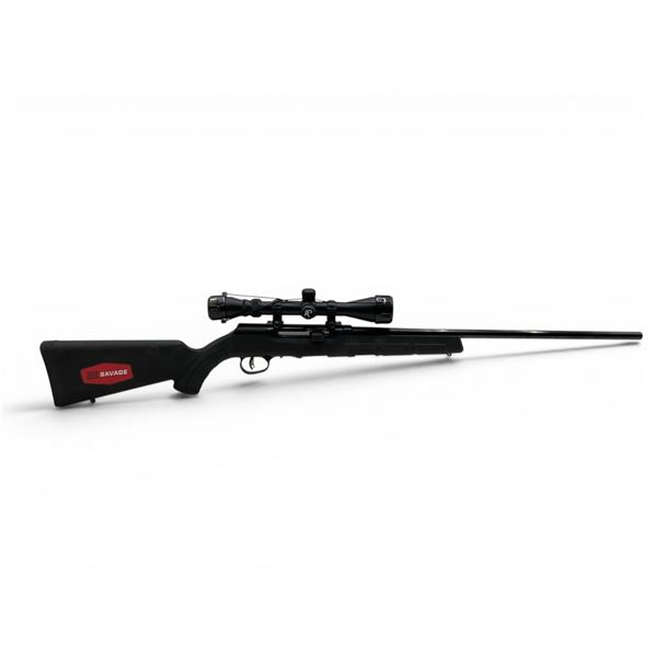Savage A22 Semi Auto Rifle 22 Magnum 22" Barrel Black Synthetic Stock With Scorpion 3-9X40 Scope