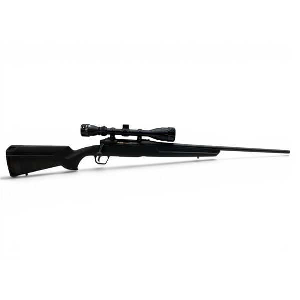 Savage Axis II Bolt Action Rifle 22-250 22" Barrel Black Synthetic With Bushnell 4-12X40 Scope
