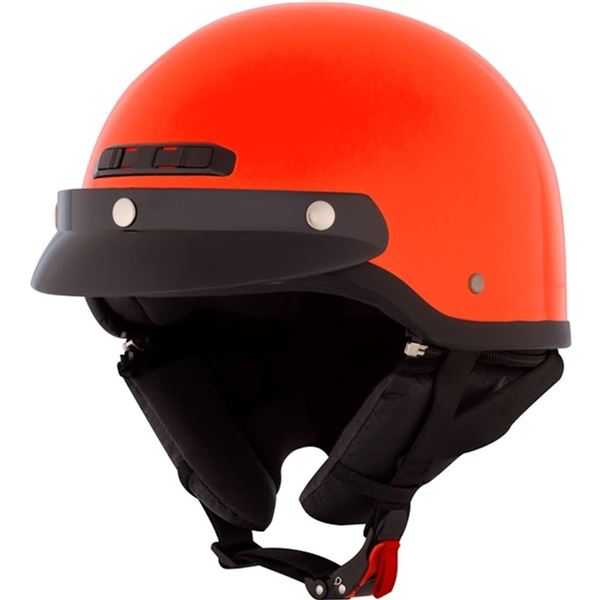 CKX VG500 Half Helmet, Orange, Size: 3 XL New