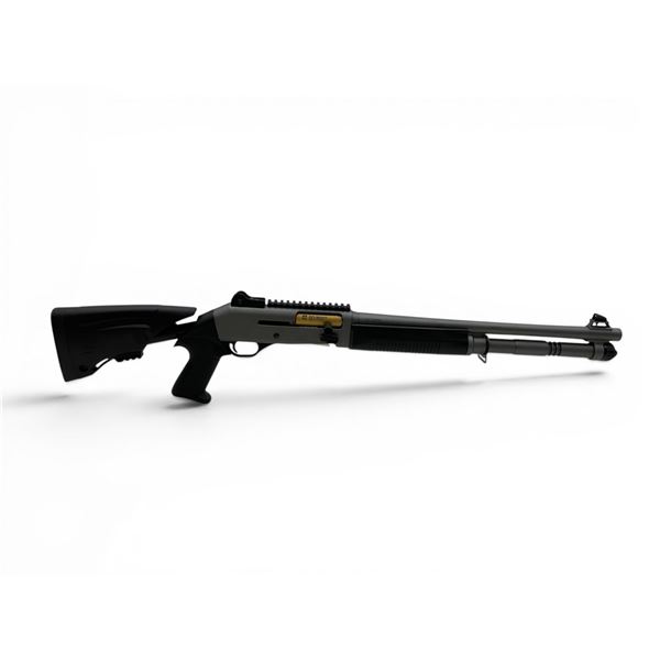 Canuck Elite Operator 12Ga Semi Auto Shotgun 3" Chamber 18.6" Barrel Silver With Black Adj Stock