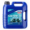 Image 1 : Liqui Moly Marine SAE 10w-30 Fully Synthetic 4T Motor Oil, 4 Liter Bottle, New