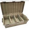 Image 2 : MTM Case-Gard Divided Ammo Crate, 28.2" x 16.9" x 7.7", Tan, New