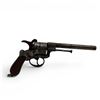 Image 1 : Belgian Pinfire Revolver 6.25" Barrel Wood Grips, Antique