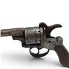 Image 3 : Belgian Pinfire Revolver 6.25" Barrel Wood Grips, Antique