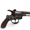Image 4 : Belgian Pinfire Revolver 6.25" Barrel Wood Grips, Antique