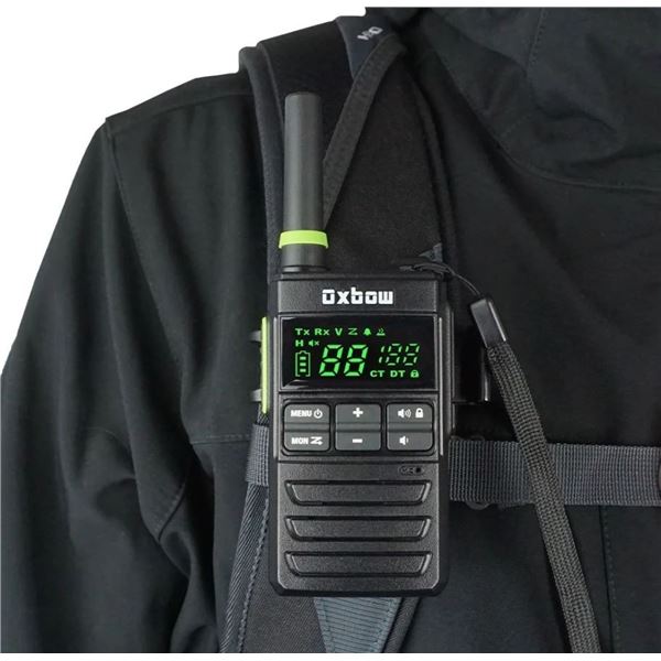Oxbow Renegade 2-Way Radio with Universal Shoulder Strap Mount, New