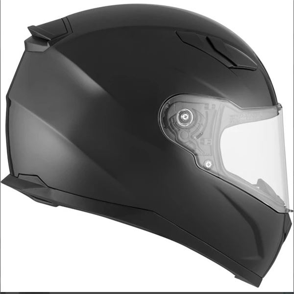 CKX RR619 Solid Full Helmet, Black Size Medium