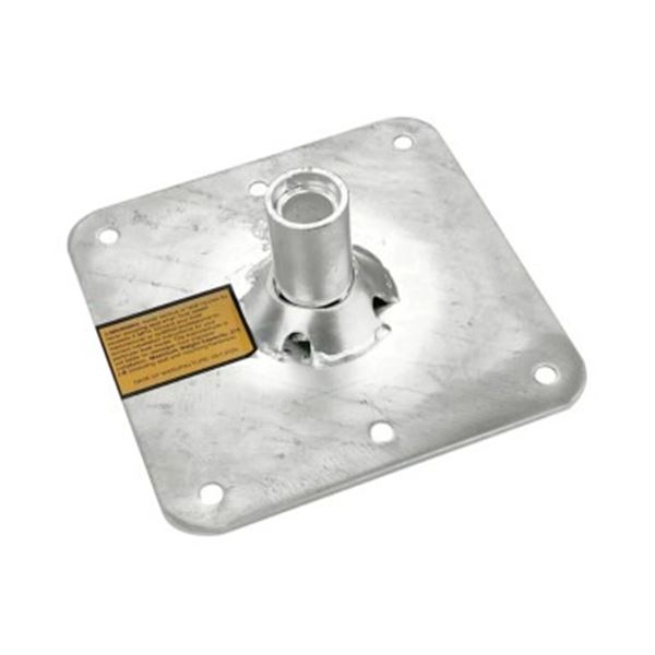 Blue Dog Marine 360 Degree 7" Stainless Steel Pin Seat Base, Fits all 3/4" Pin-Type Posts, New