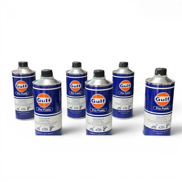 Gulf Pro Fuels Alkylate 4T 4 Stroke Fuel 946 ML X 6 Qty, New