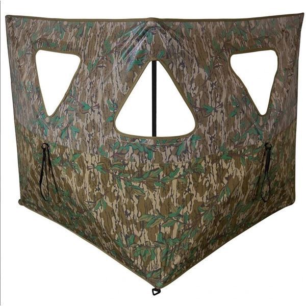 Primos Double Bull Surround View Stakeout Hunting Blind in Greenleaf Camo, 37" x 59", New