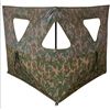 Image 1 : Primos Double Bull Surround View Stakeout Hunting Blind in Greenleaf Camo, 37" x 59", New