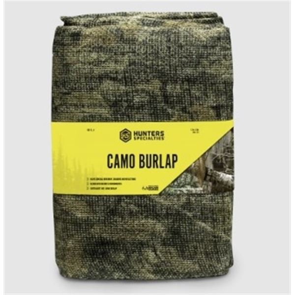 Hunters Specialties Burlap 54" x 12 ft, Realtree Edge Camo, New