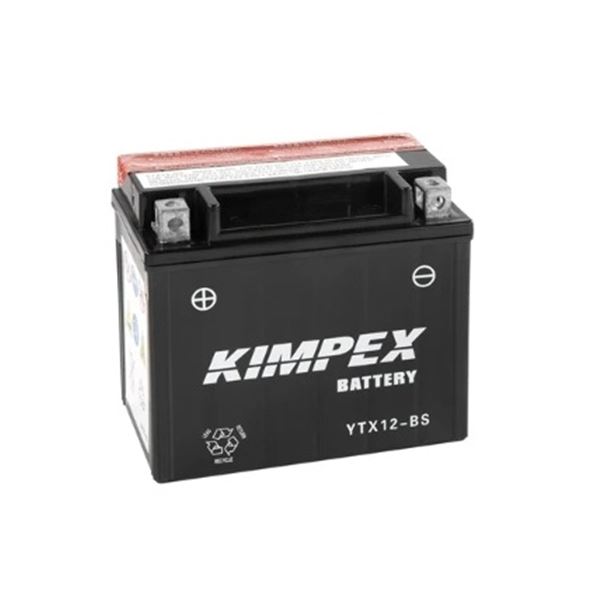 Kimpex Powerpack Maintenance Free AGM Battery, YTX12-BS, New