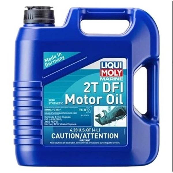 Liqui Moly Marine 2T DFI Semi Synthetic Motor Oil, 4 L