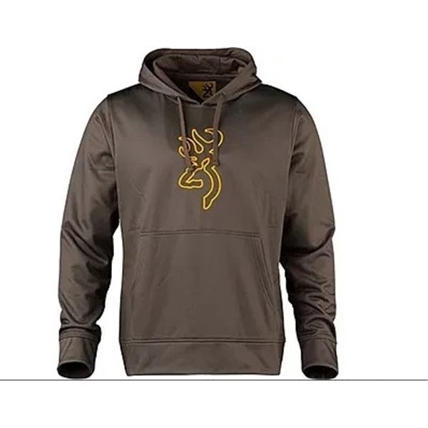 Browning Tech Hoodie, Major Brown, Size: Large, New