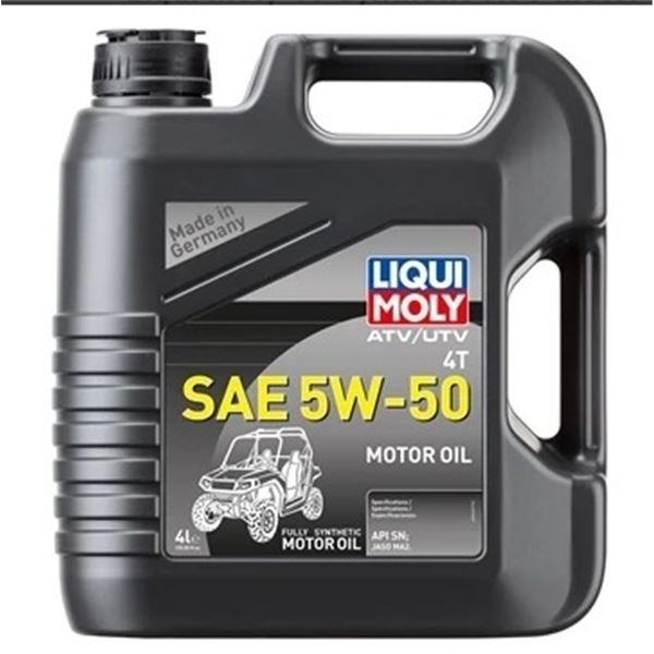 Liqui Moly ATV/ UTV SAE 5W-50 Fully Synthetic Motor Oil 4 L